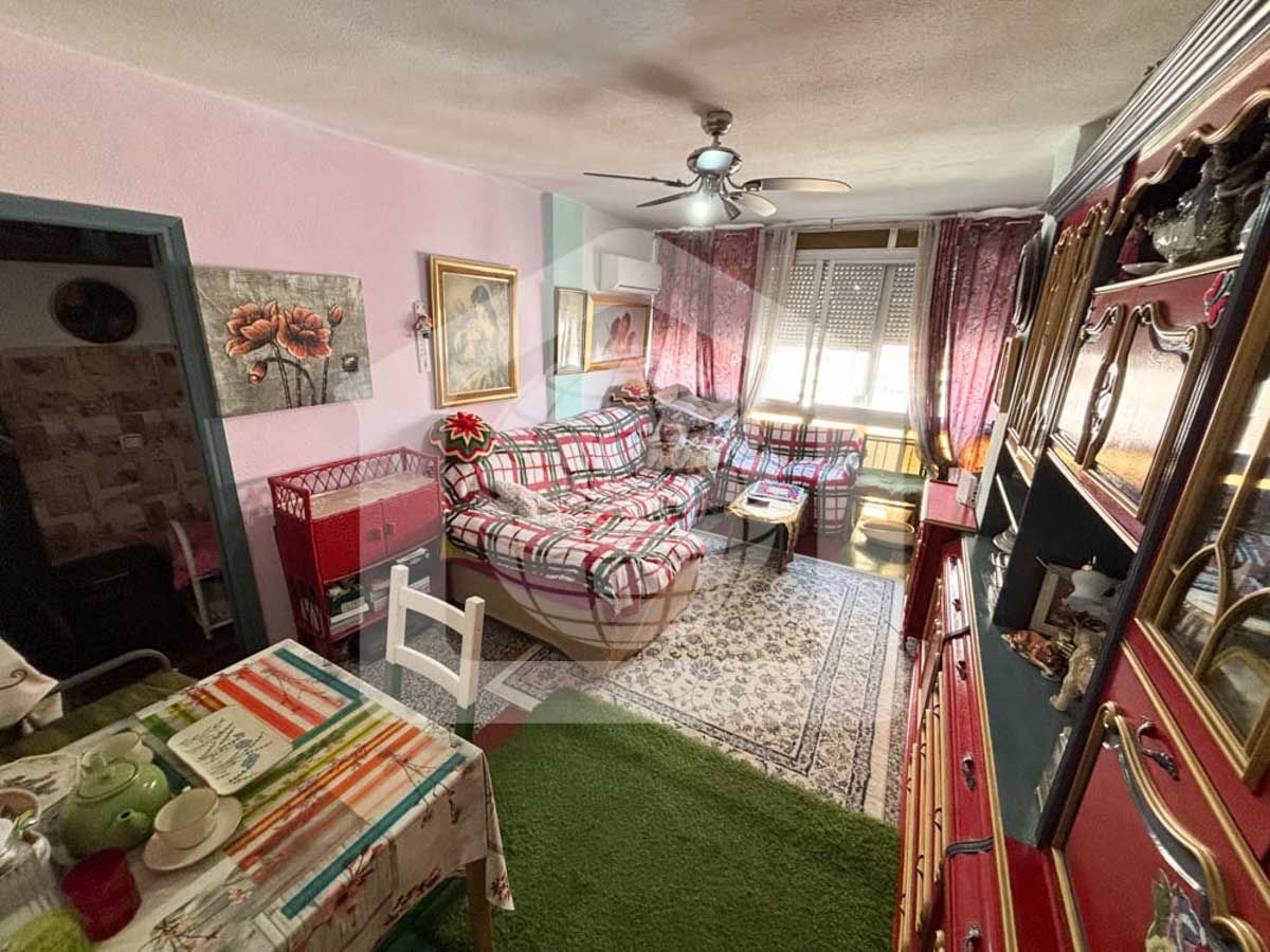 Sala d'estar de Pis en venda en Málaga Capital amb Moblat