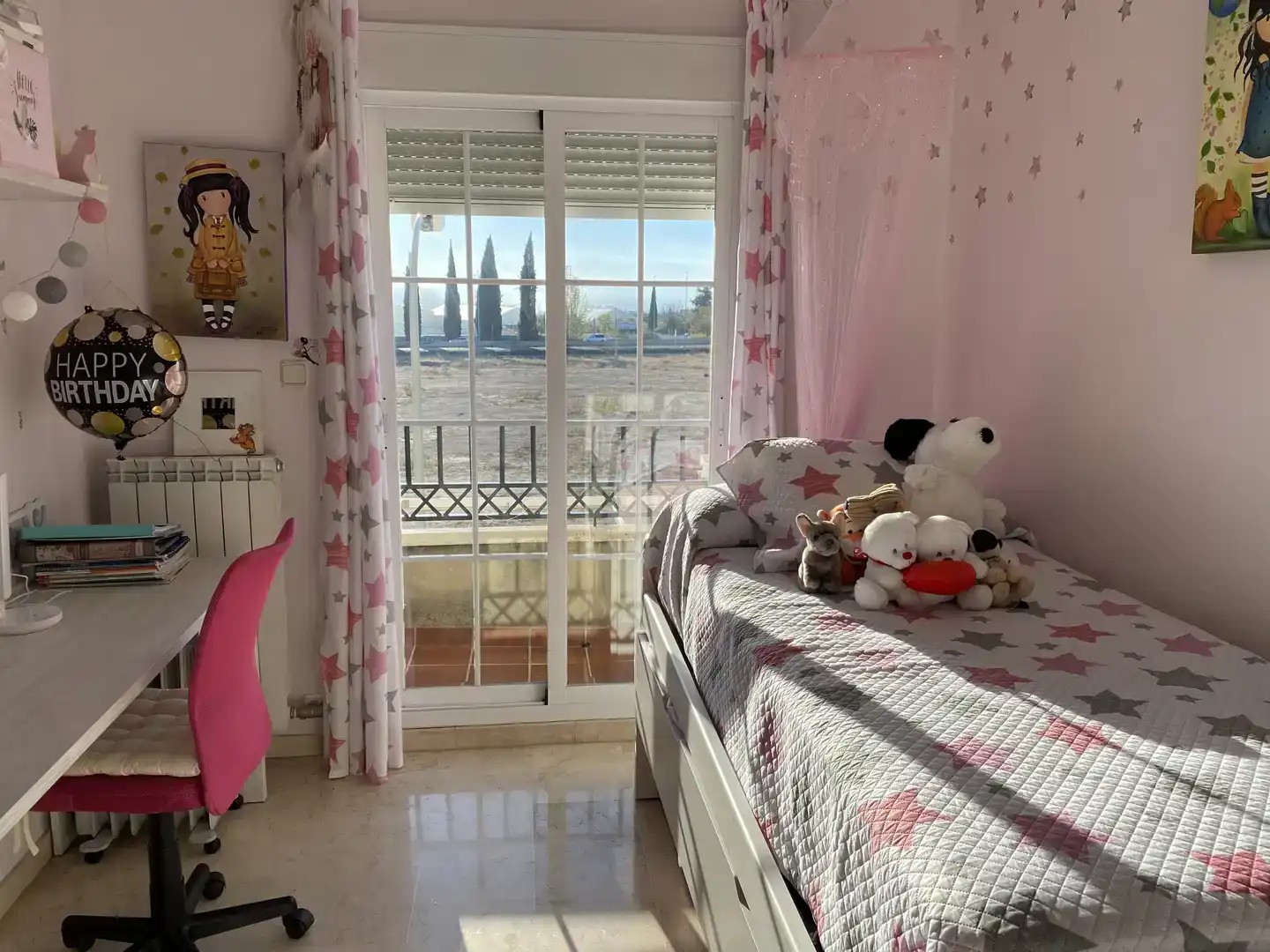 Dormitori de Casa adosada en venda en Peligros amb Aire condicionat i Balcó