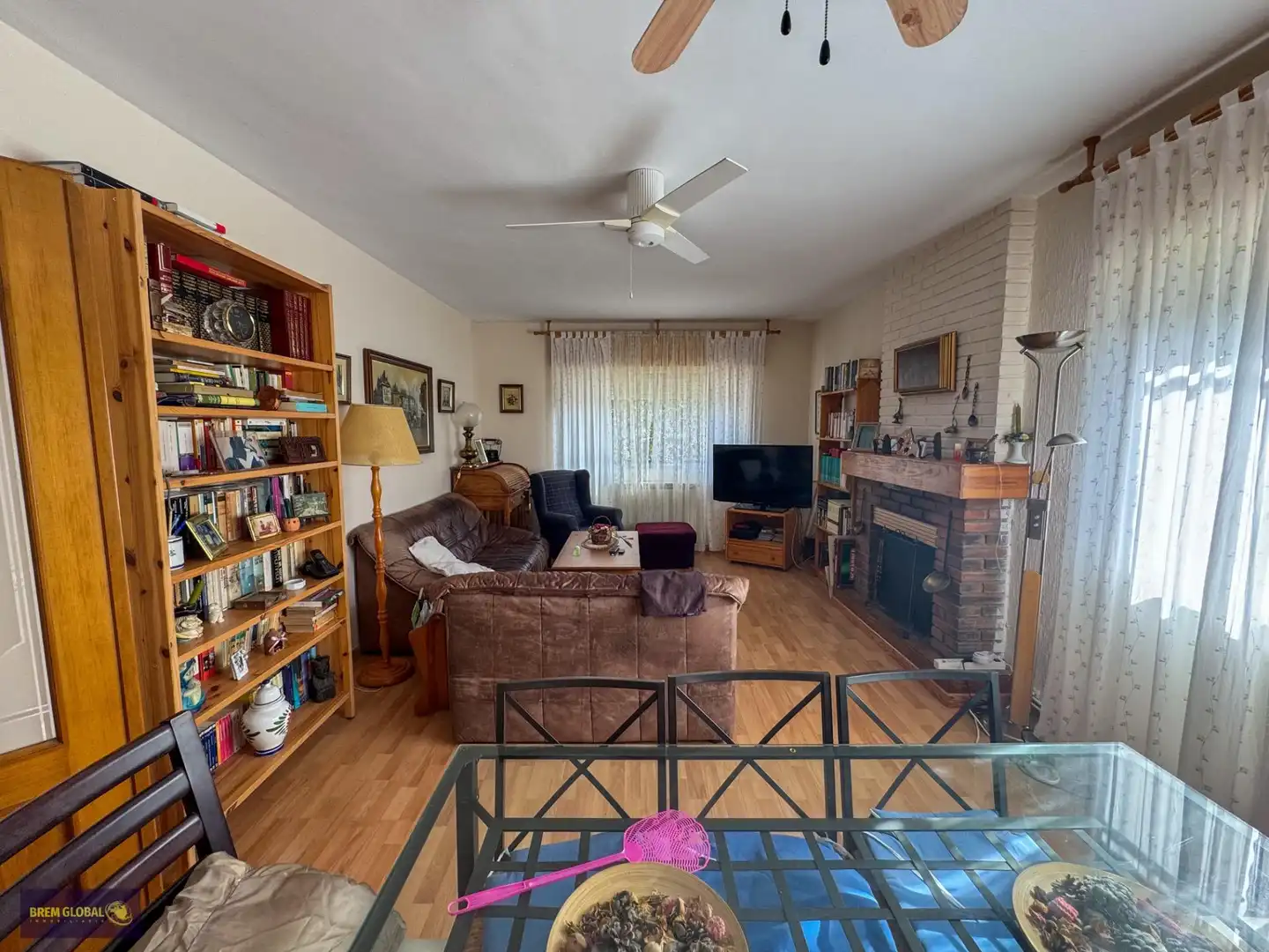 Living room of Houses for sale in La Cabrera  with Private garden, Terrace and Swimming Pool