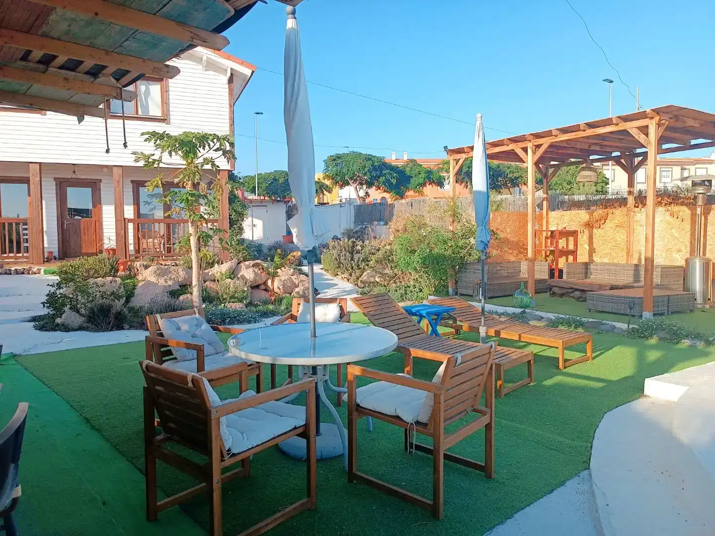 Terraza de Casa o chalet en venta en Granadilla de Abona con Aire acondicionado y Piscina