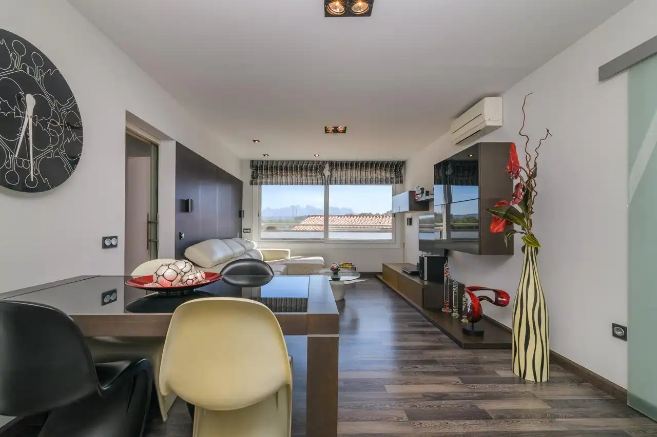 Sala d'estar de Casa o xalet en venda en Sant Joan de Vilatorrada amb Calefacció, Parquet i Terrassa