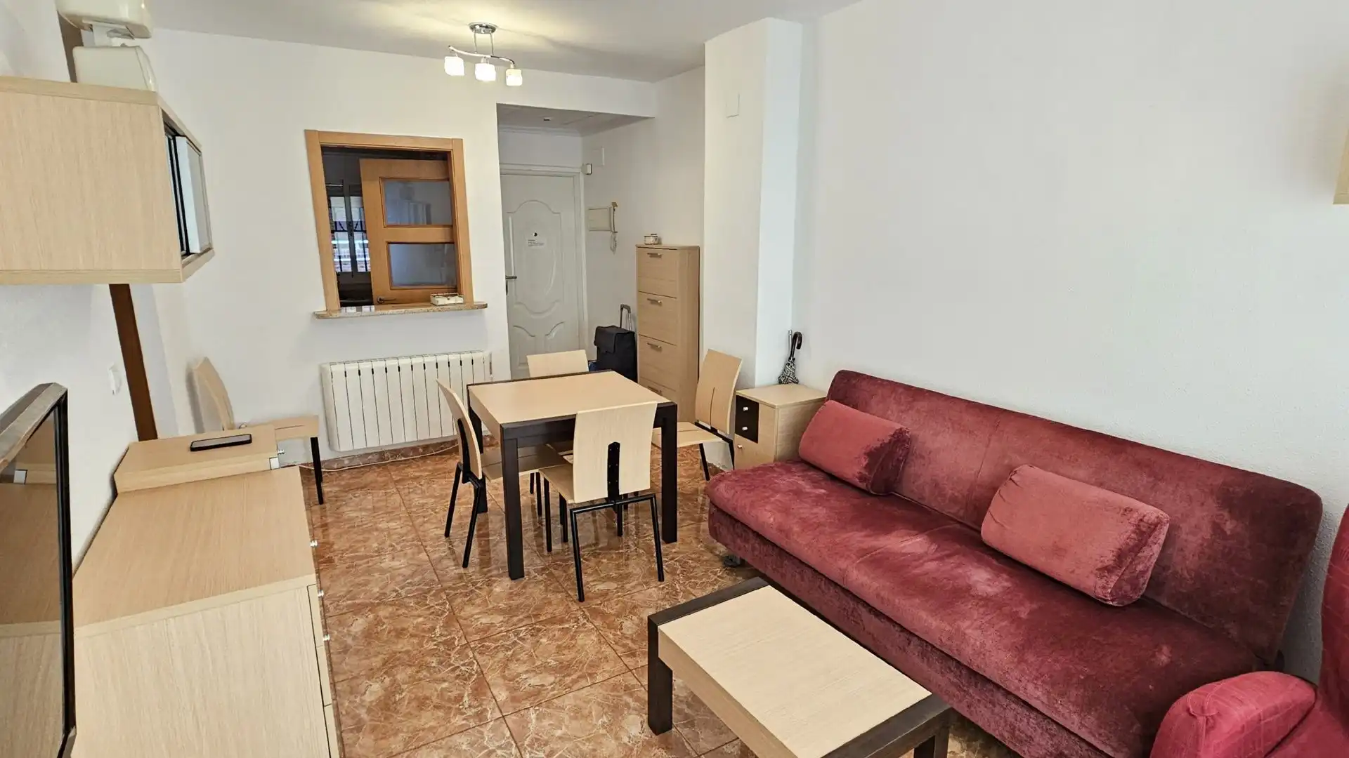 Wohnzimmer von Wohnungen zum Verkauf in Oropesa del Mar / Orpesa mit Klimaanlage, Heizung und Terrasse