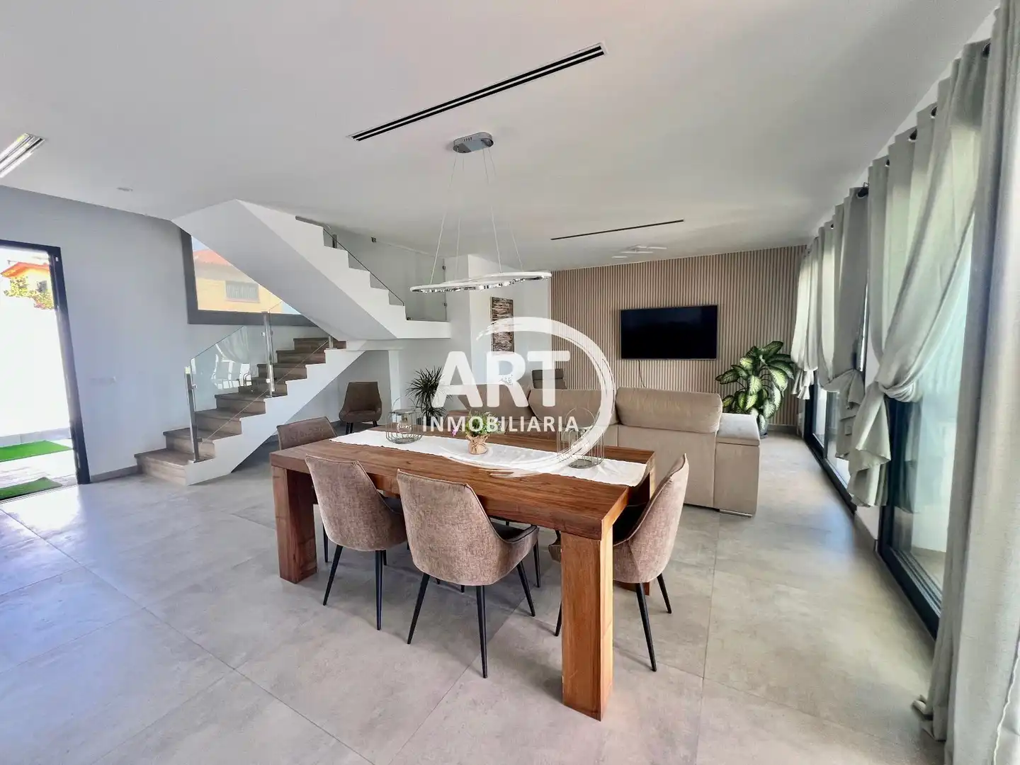 Living room of Houses for sale in San Antonio de Benagéber  with Air Conditioner, Heating and Private garden