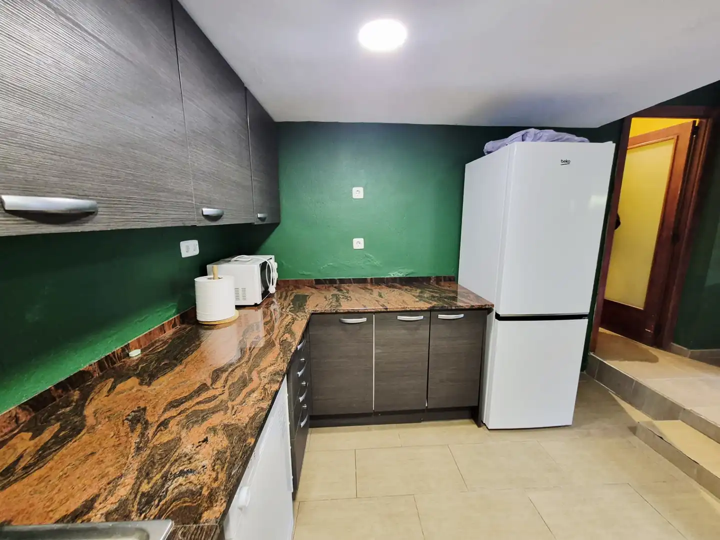 Cocina de Casa o chalet de alquiler en La Llacuna con Aire acondicionado, Calefacción y Jardín privado