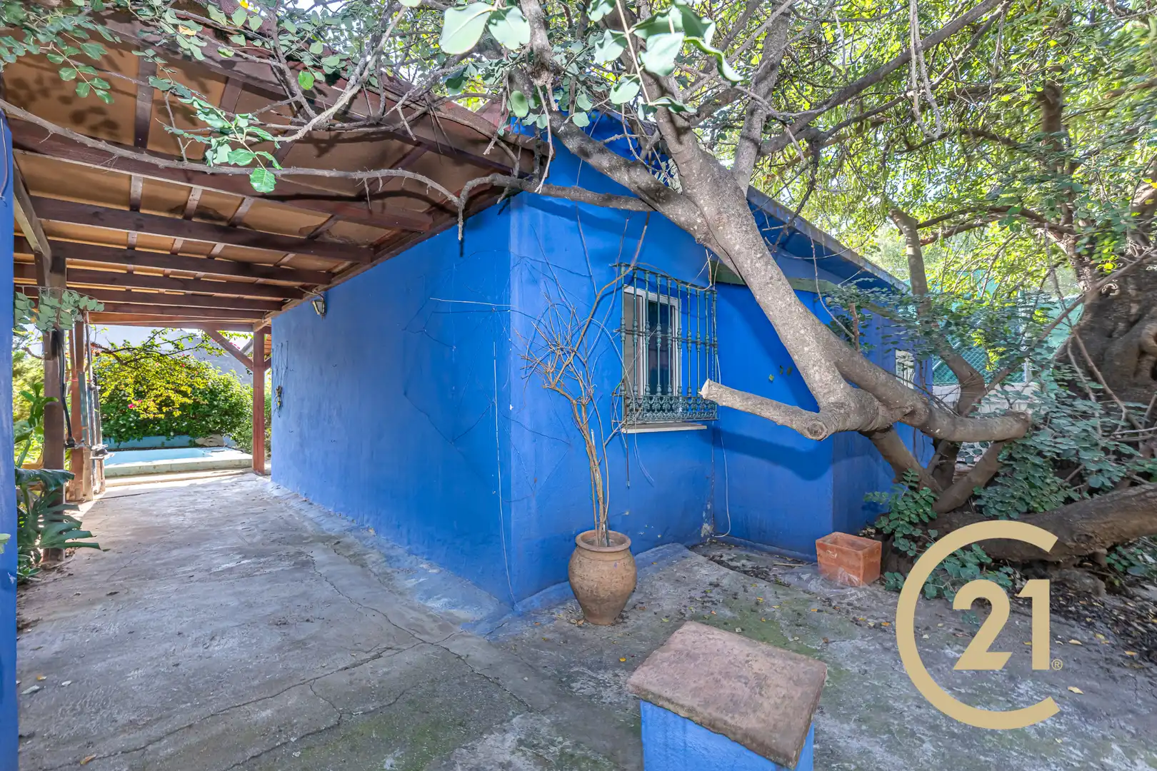 Vista exterior de Finca rústica en venta en Ojén con Jardín privado, Terraza y Piscina