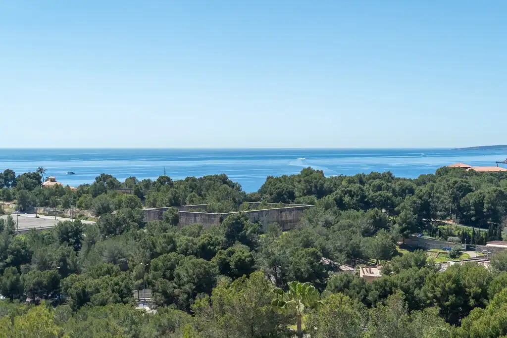 Vista exterior de Àtic en venda en  Palma de Mallorca amb Aire condicionat, Calefacció i Traster