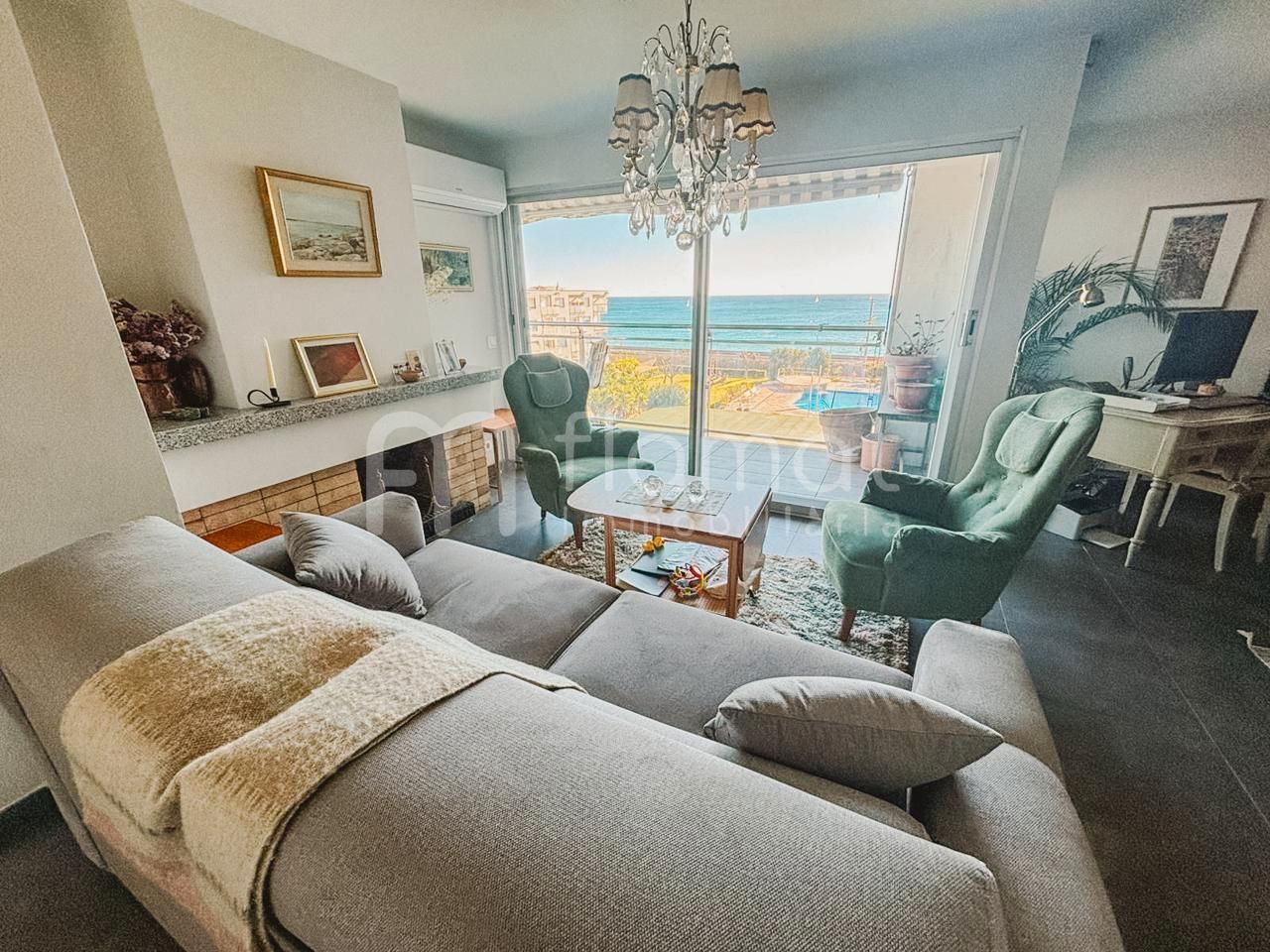 Sala de estar de Piso en venta en Cabrera de Mar con Aire acondicionado, Calefacción y Terraza