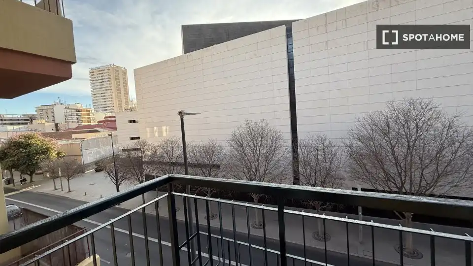 Vista exterior de Pis de lloguer en Alicante / Alacant amb Aire condicionat, Calefacció i Moblat