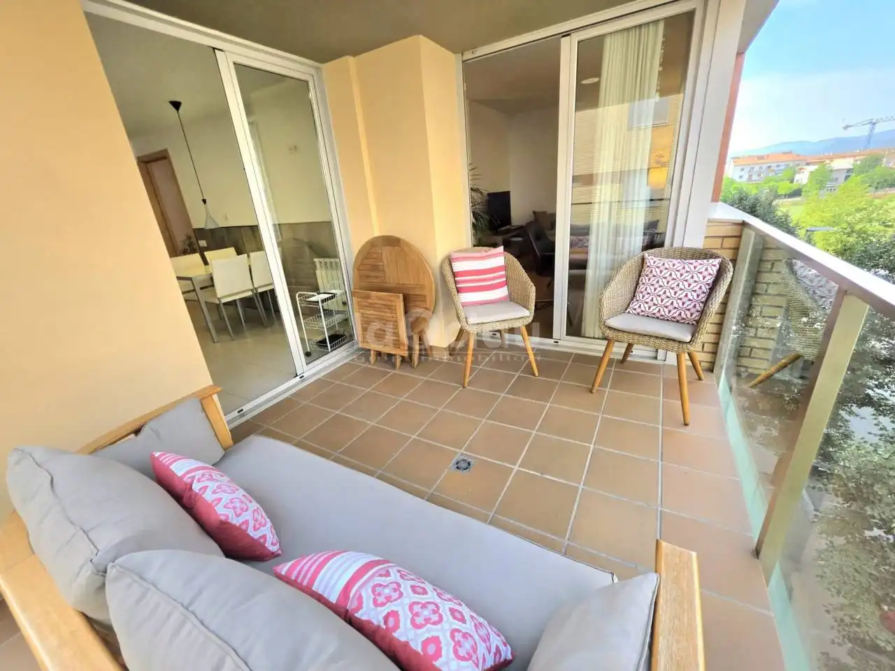 Terrace of Flat for sale in Vic  with Heating, Parquet flooring and Terrace