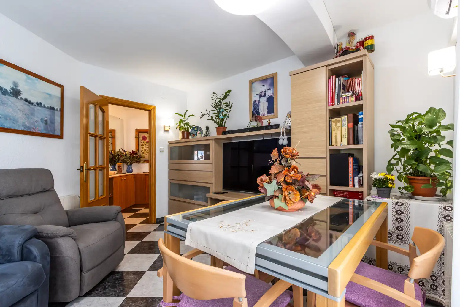 Living room of Flat for sale in Terrassa