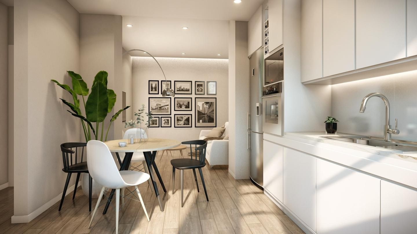Cuina de Apartament en venda en  Cádiz Capital amb Aire condicionat