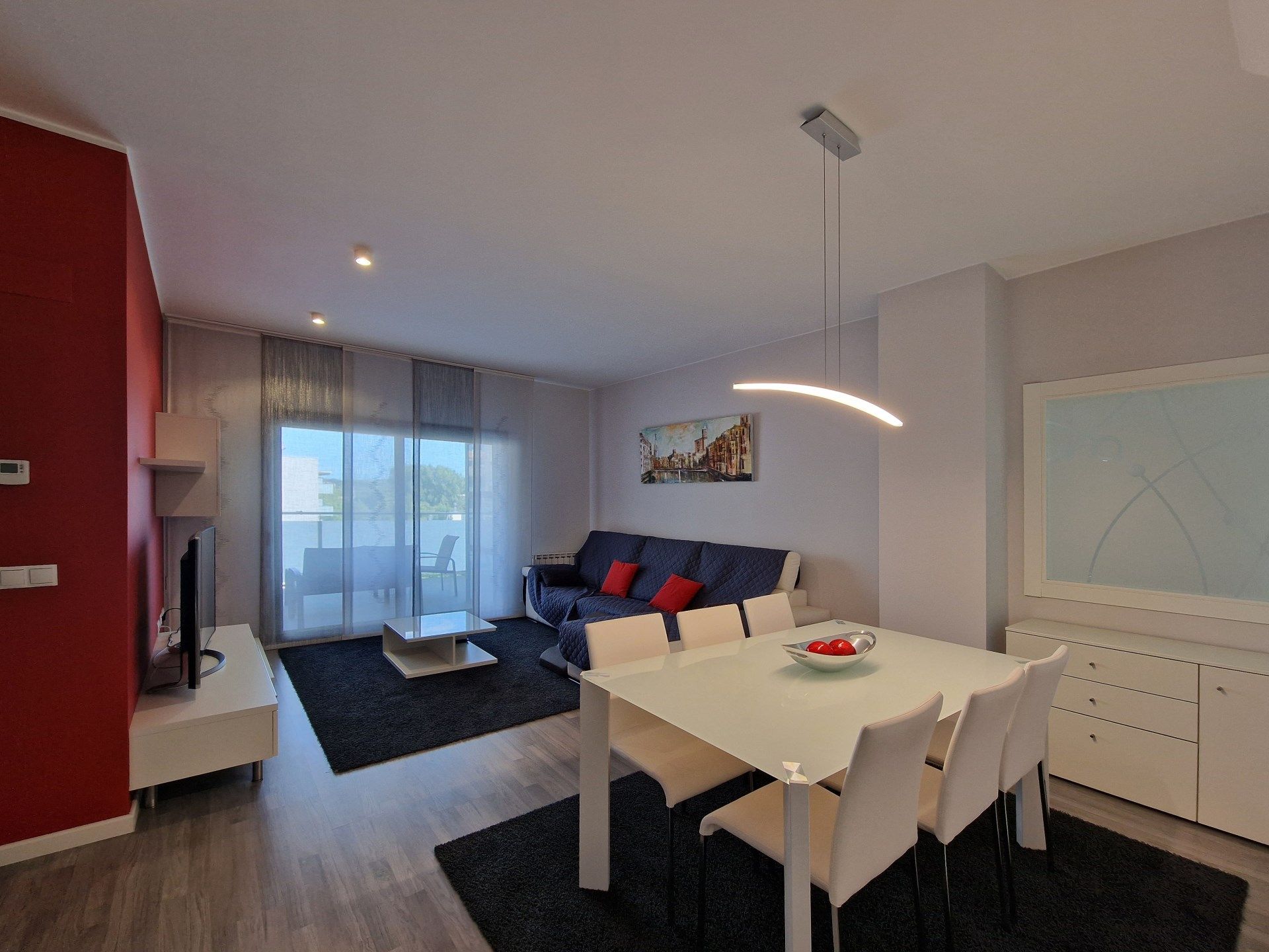Living room of Flat to rent in Vilablareix  with Air Conditioner, Heating and Terrace
