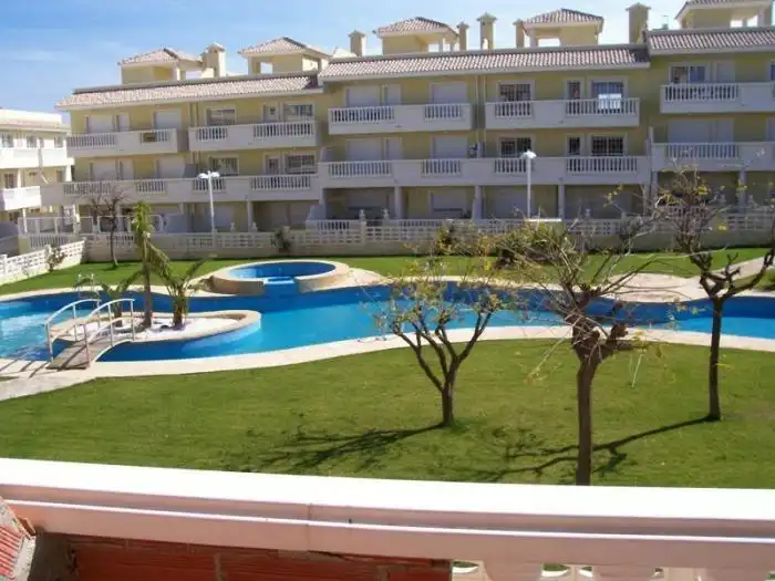 Swimming pool of Flat for sale in Santa Pola  with Air Conditioner, Heating and Parquet flooring
