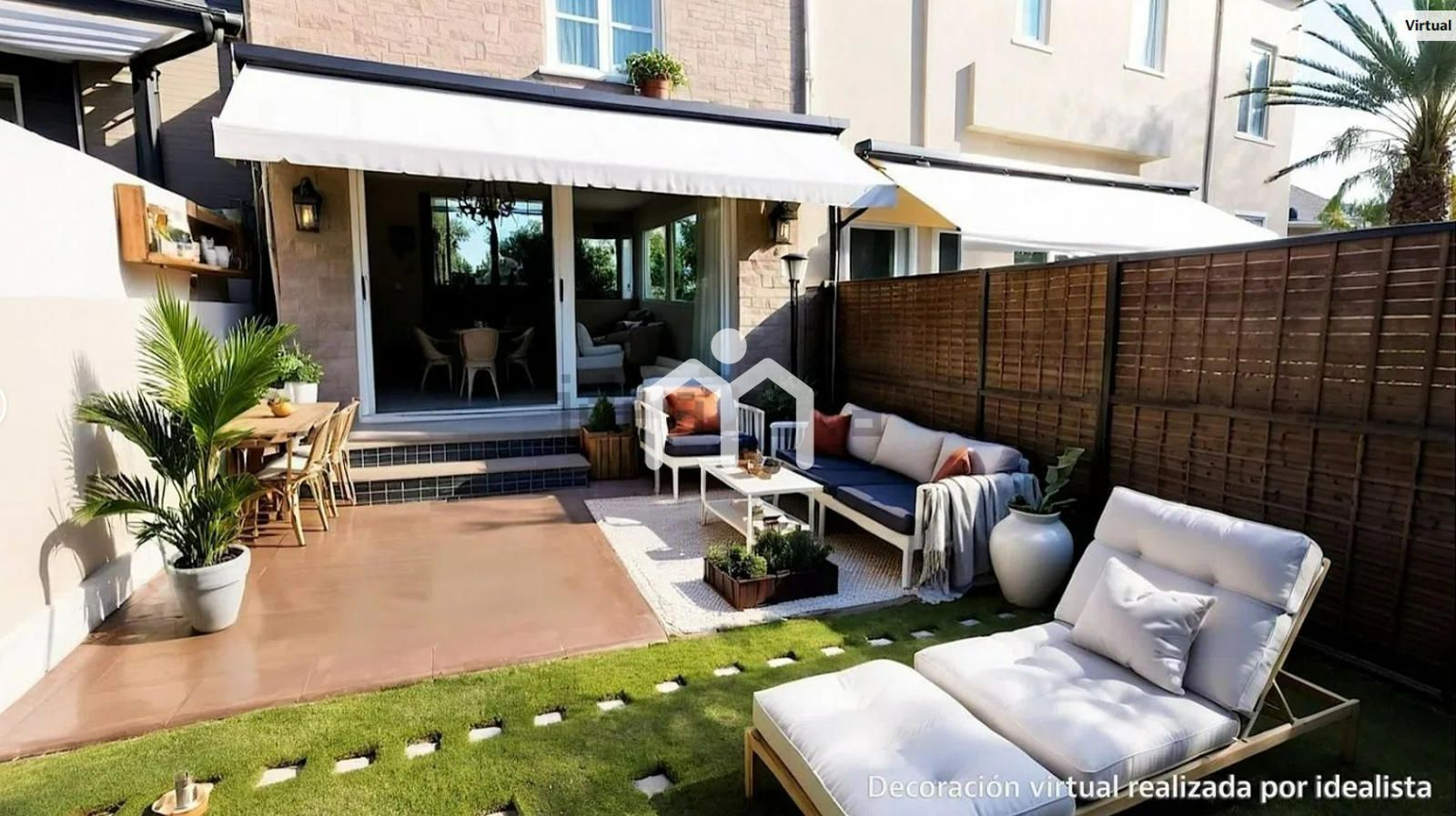 Terrace of Single-family semi-detached for sale in Badalona  with Air Conditioner, Heating and Terrace