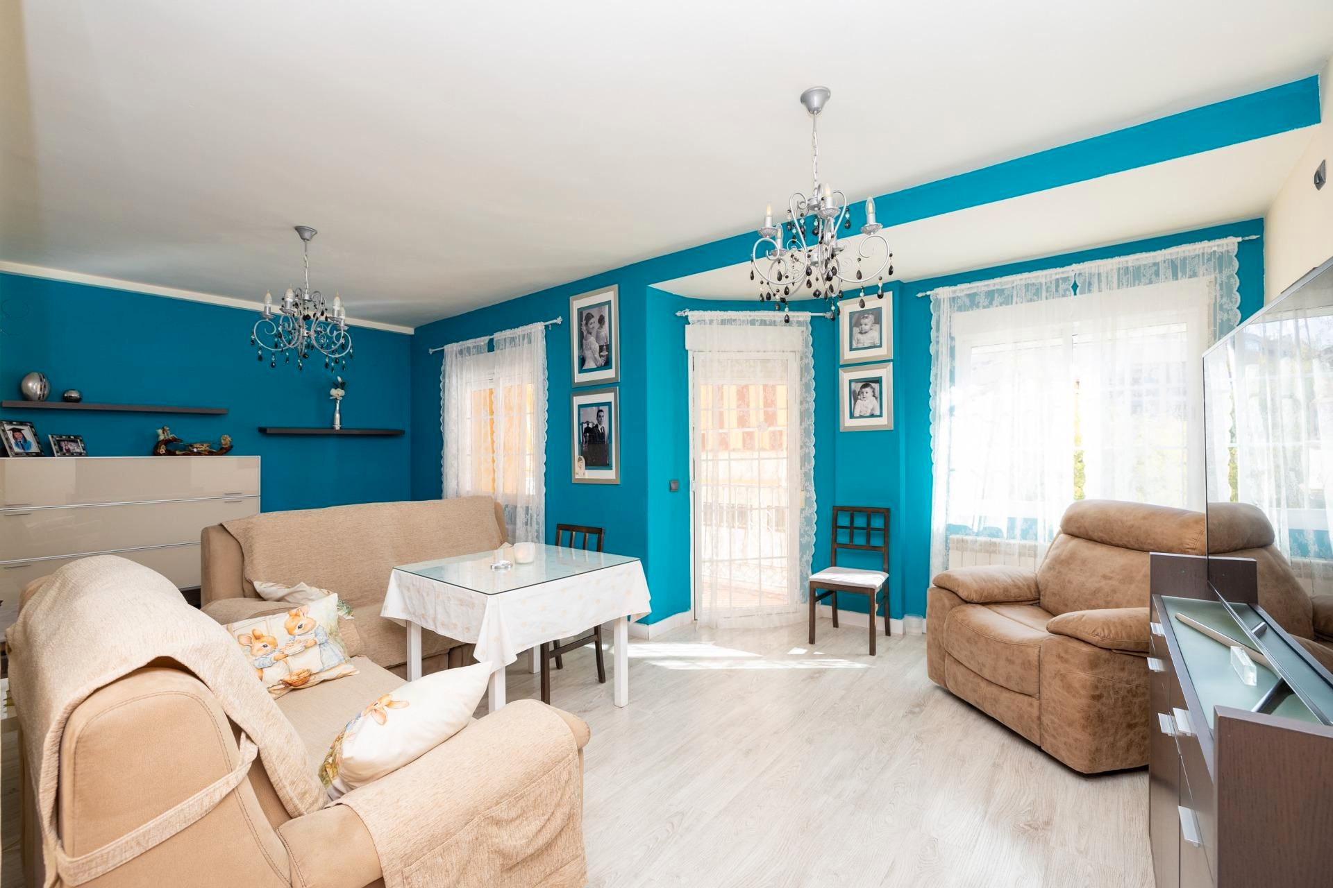 Sala de estar de Casa o chalet en venta en Maracena con Aire acondicionado, Calefacción y Terraza