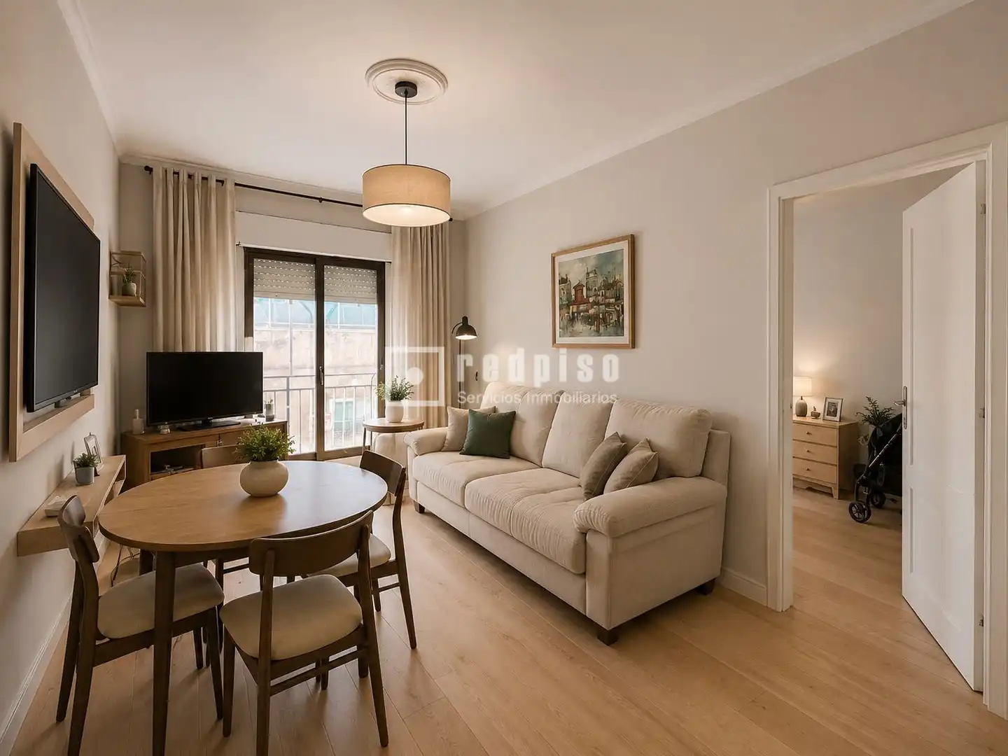 Living room of Flat for sale in Madrid