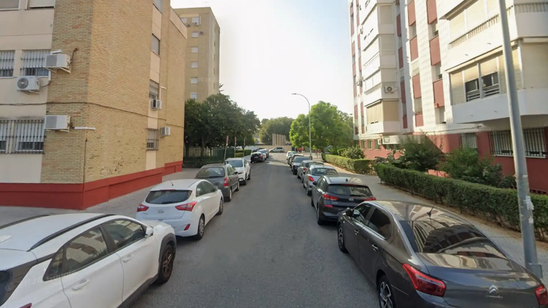 Vista exterior de Piso en venta en  Sevilla Capital con Terraza