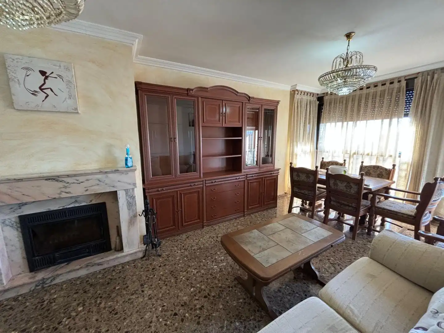 Living room of Flat for sale in Vila-real  with Air Conditioner, Heating and Terrace