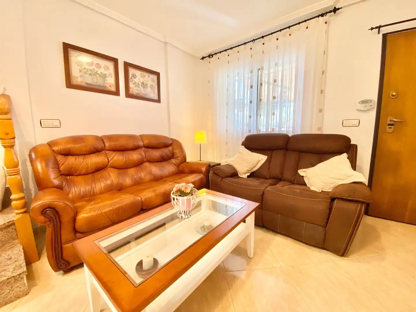 Sala d'estar de Casa o xalet de lloguer en Pilar de la Horadada amb Aire condicionat, Calefacció i Piscina