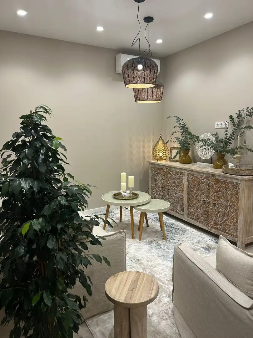 Sala de estar de Casa adosada en venta en Torrent con Aire acondicionado, Terraza y Amueblado