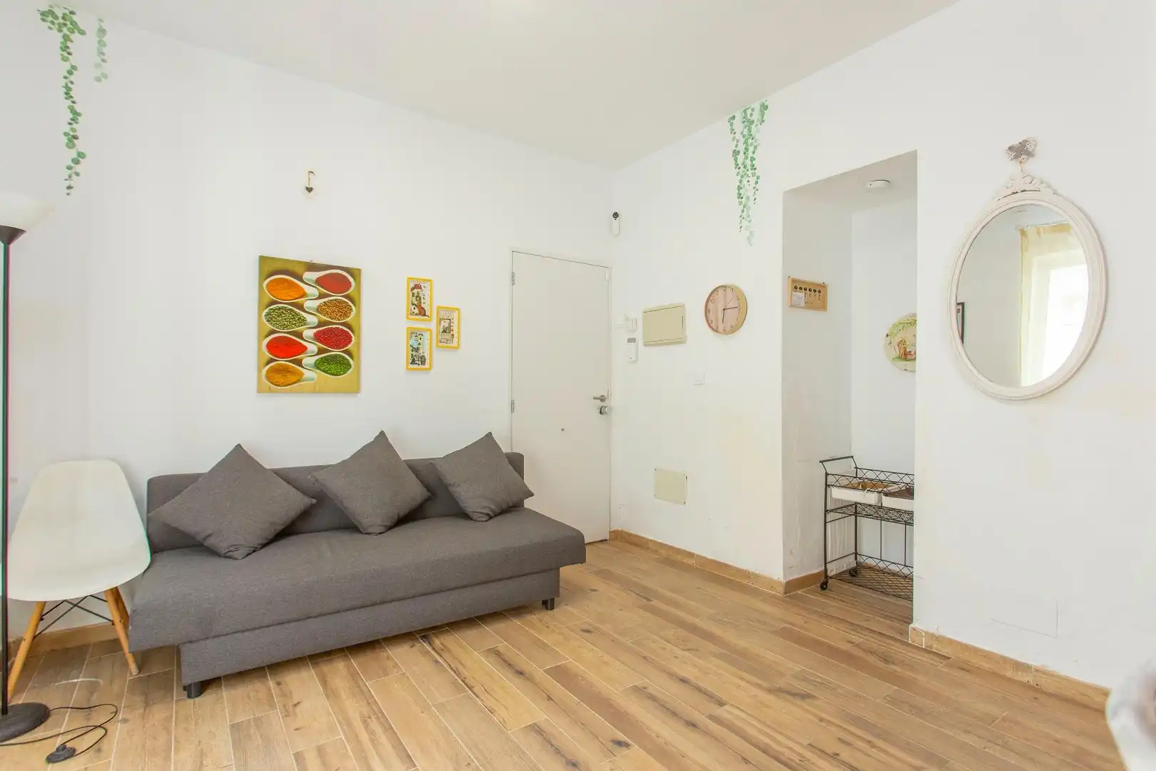 Sala d'estar de Apartament en venda en Jerez de la Frontera amb Calefacció i Moblat