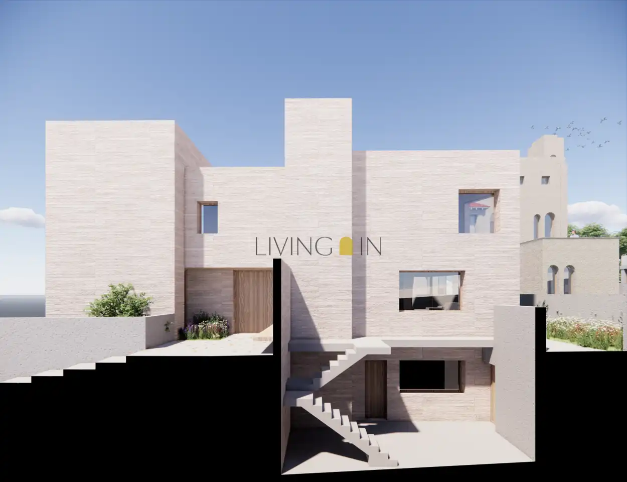 Sala de estar de Casa o chalet en venta en Esplugues de Llobregat con Aire acondicionado, Jardín privado y Terraza