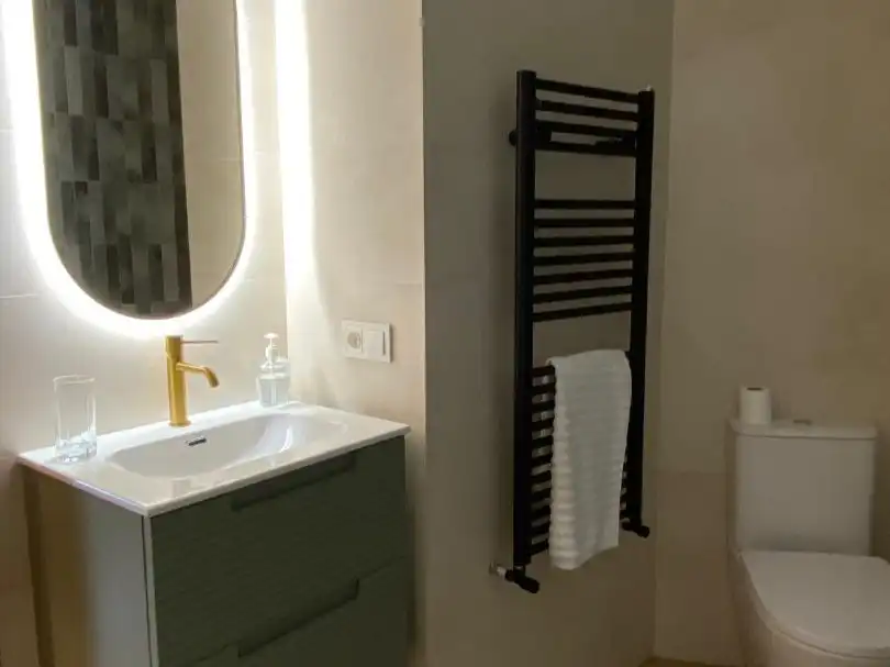 Bathroom of Apartments for rent in Suances  with Heating, Private garden and Terrace