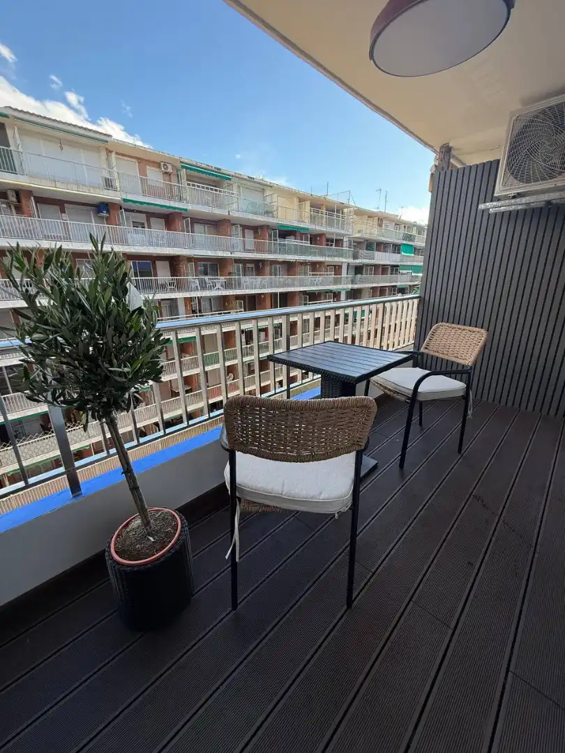 Terrace of Flat for sale in Cullera  with Air Conditioner, Furnished and Oven