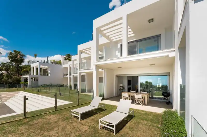 Terrace of Detached homes for rent in Marbella  with Air Conditioner, Heating and Private garden