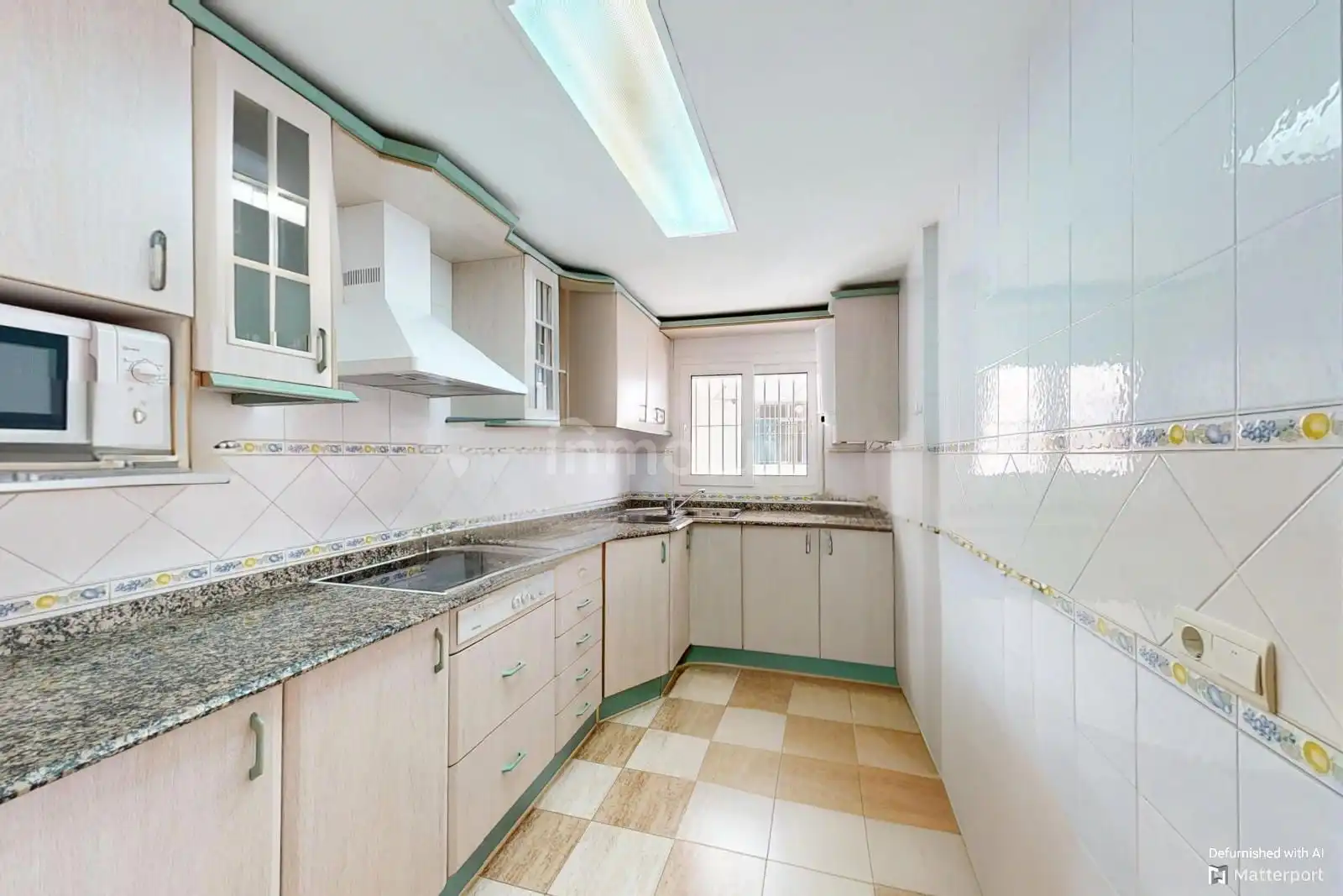 Cocina de Piso en venta en Alicante / Alacant con Terraza, Piscina y Amueblado
