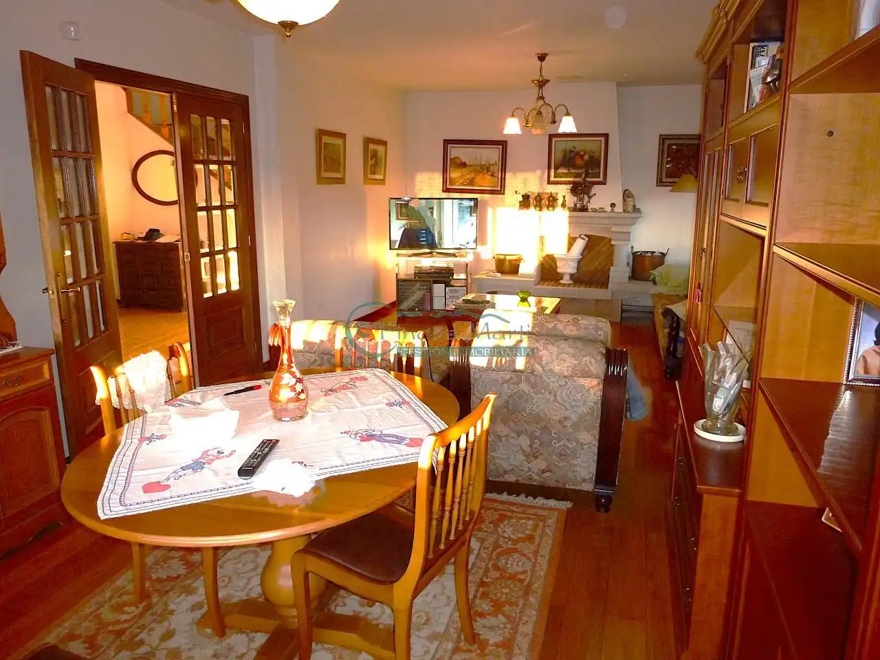 Living room of Houses for sale in Vigo   with Heating, Private garden and Parquet flooring