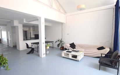 Sala d'estar de Loft en venda en  Madrid Capital amb Terrassa