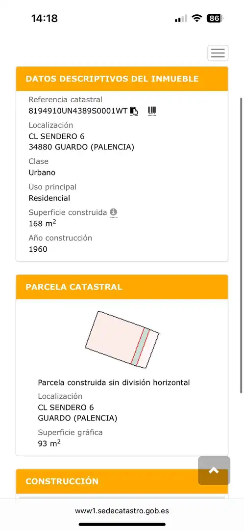Exterior view of Detached homes for sale in Guardo  with Terrace