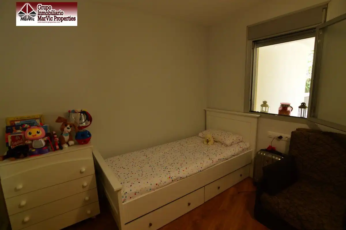 Schlafzimmer von Erdgeschoss zum Verkauf in Altea mit Privatgarten, Möbliert und Gemeinschaftspool