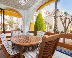 Terrace of House or chalet to rent in Santa Pola  with Air Conditioner, Heating and Private garden