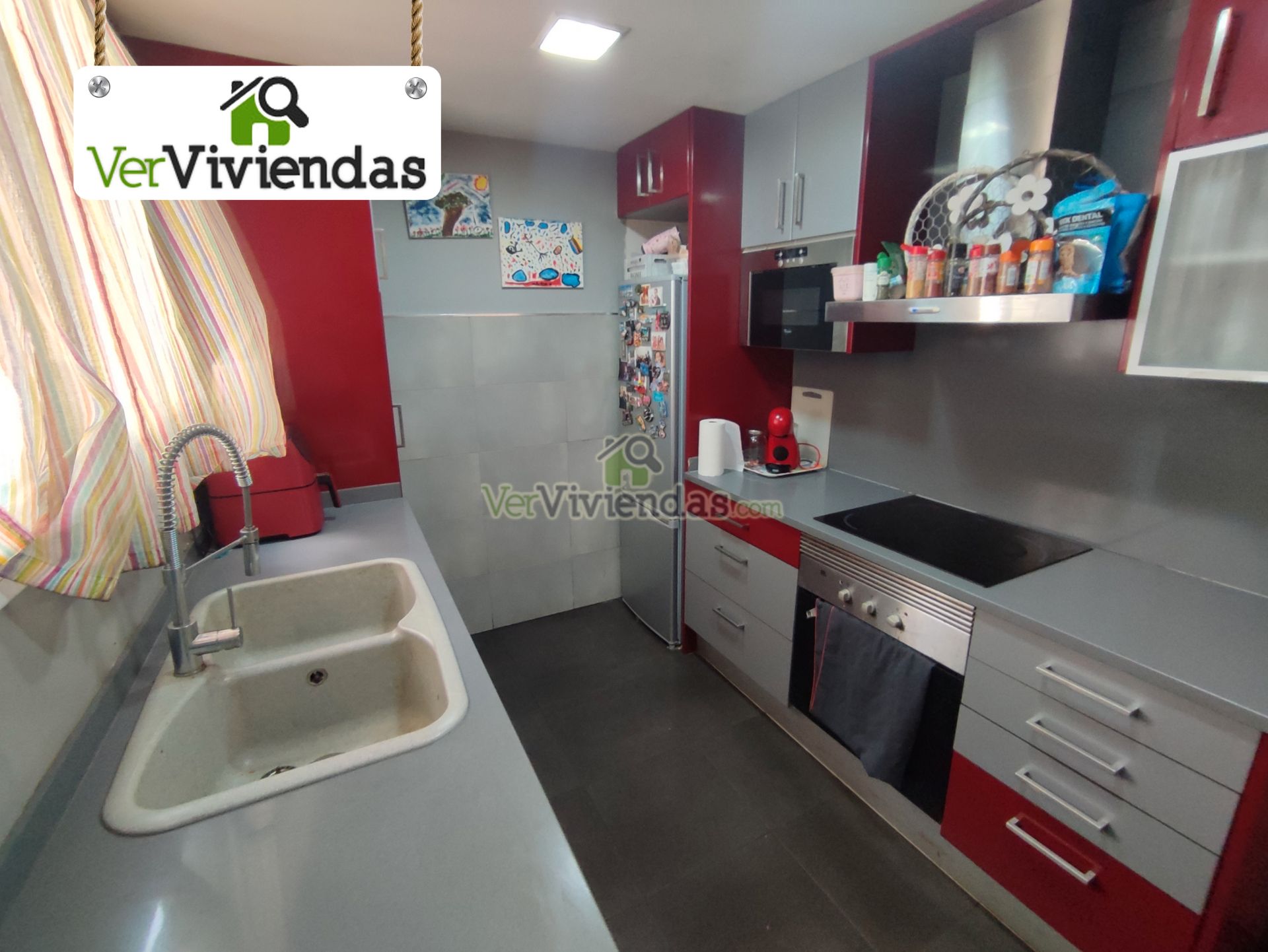 Kitchen of Flat for sale in Vallirana  with Air Conditioner, Heating and Parquet flooring