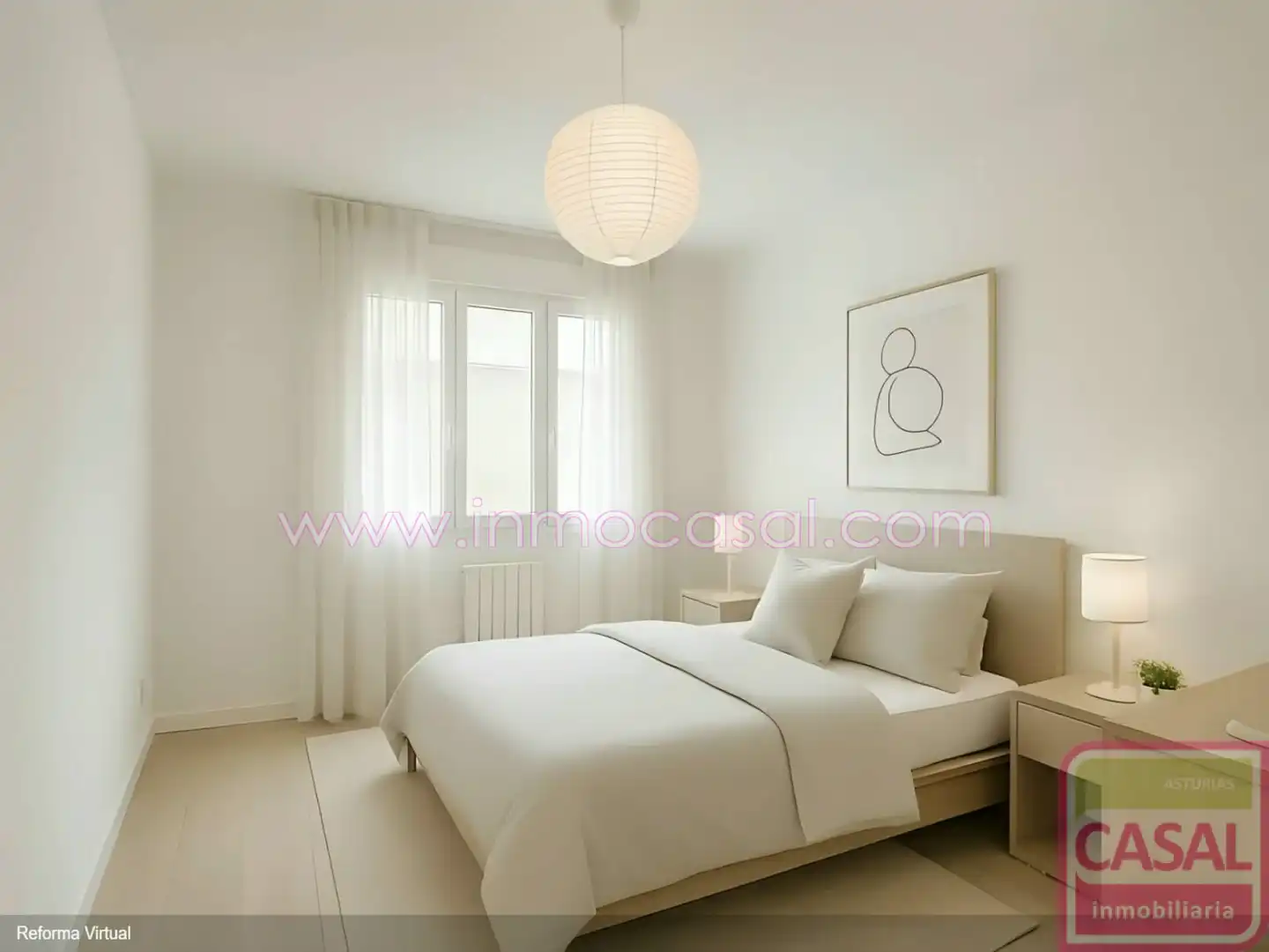 Habitación de Piso en venta en Lena con Calefacción, Terraza y Amueblado