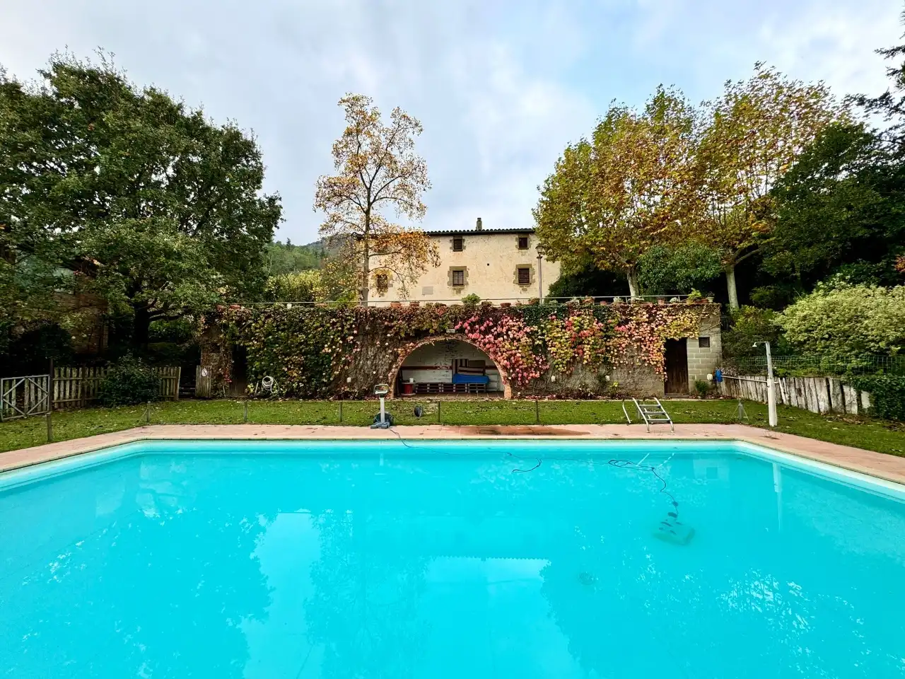 Swimming pool of Country homes for sale in Anglès  with Private garden, Terrace and Swimming Pool