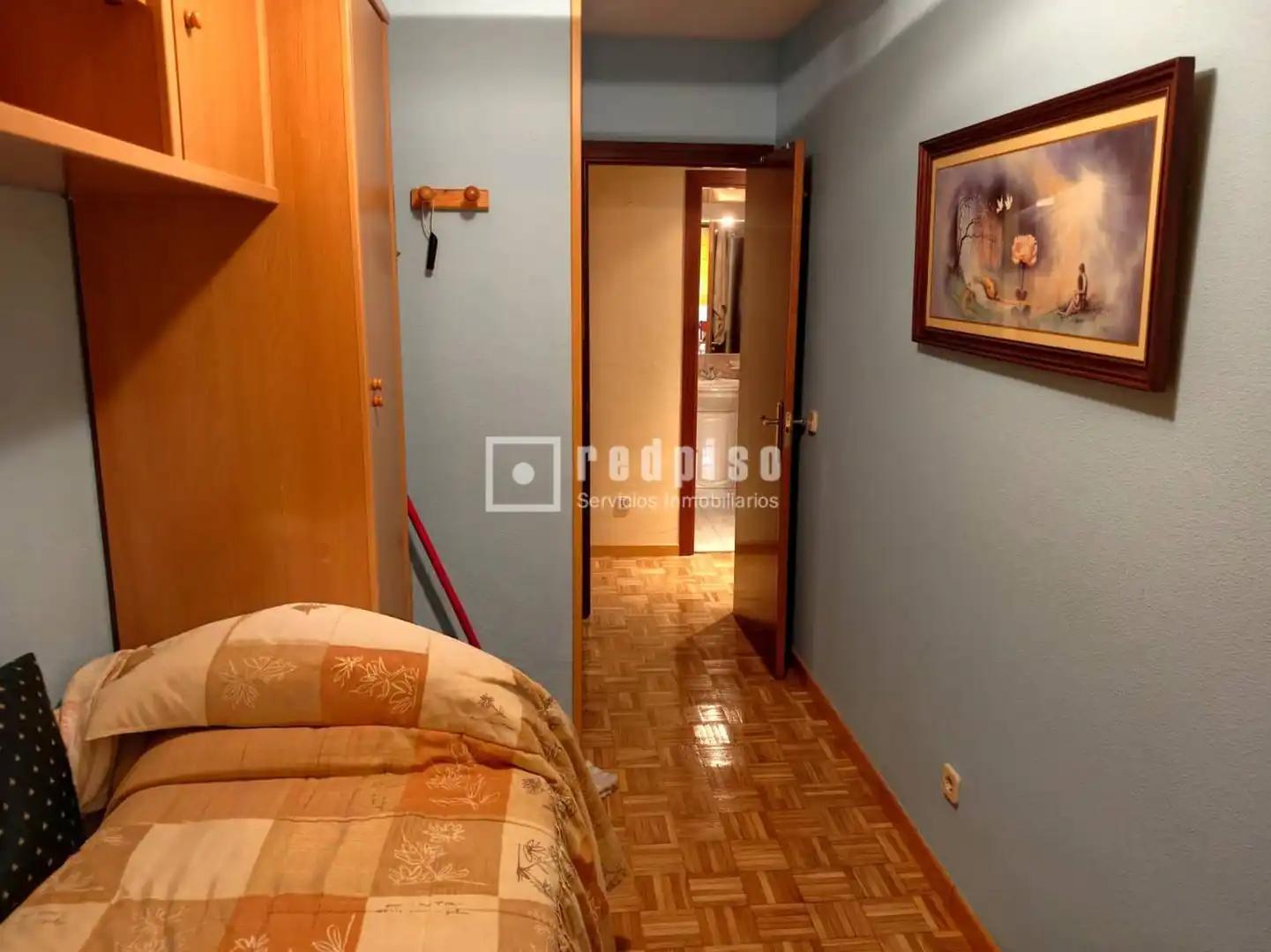 Bedroom of Flat for sale in Madrid  with Air Conditioner, Heating and Parquet flooring