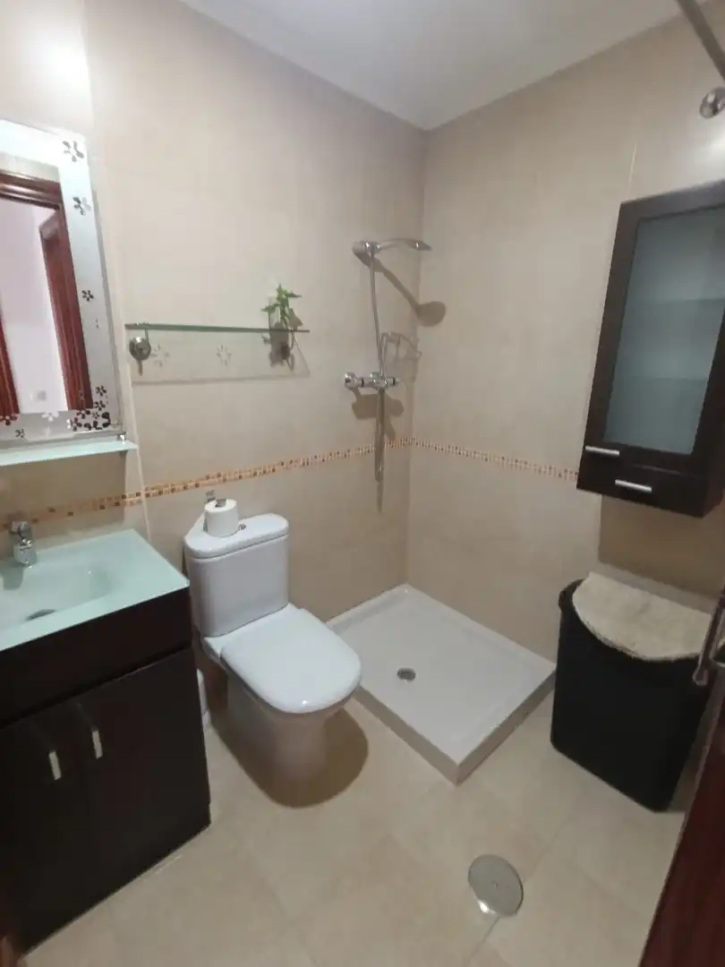 Bathroom of Apartments for rent in Gijón   with Heating, Storage room and Furnished