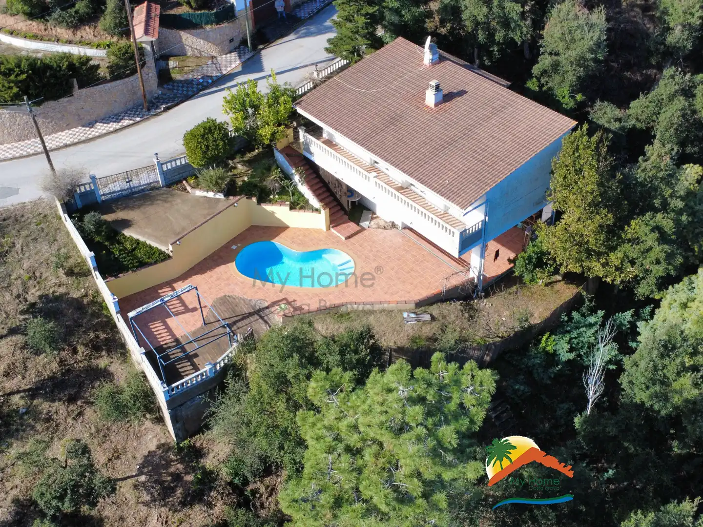 Vista exterior de Casa o xalet en venda en Lloret de Mar amb Aire condicionat, Calefacció i Jardí privat