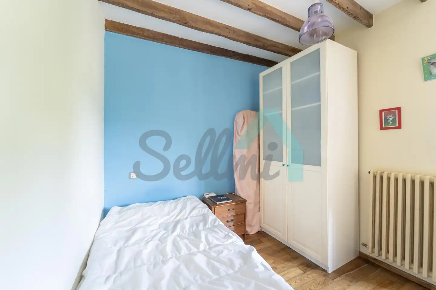 Schlafzimmer von Einfamilien-Reihenhaus zum Verkauf in Carreño mit Heizung, Privatgarten und Parkett