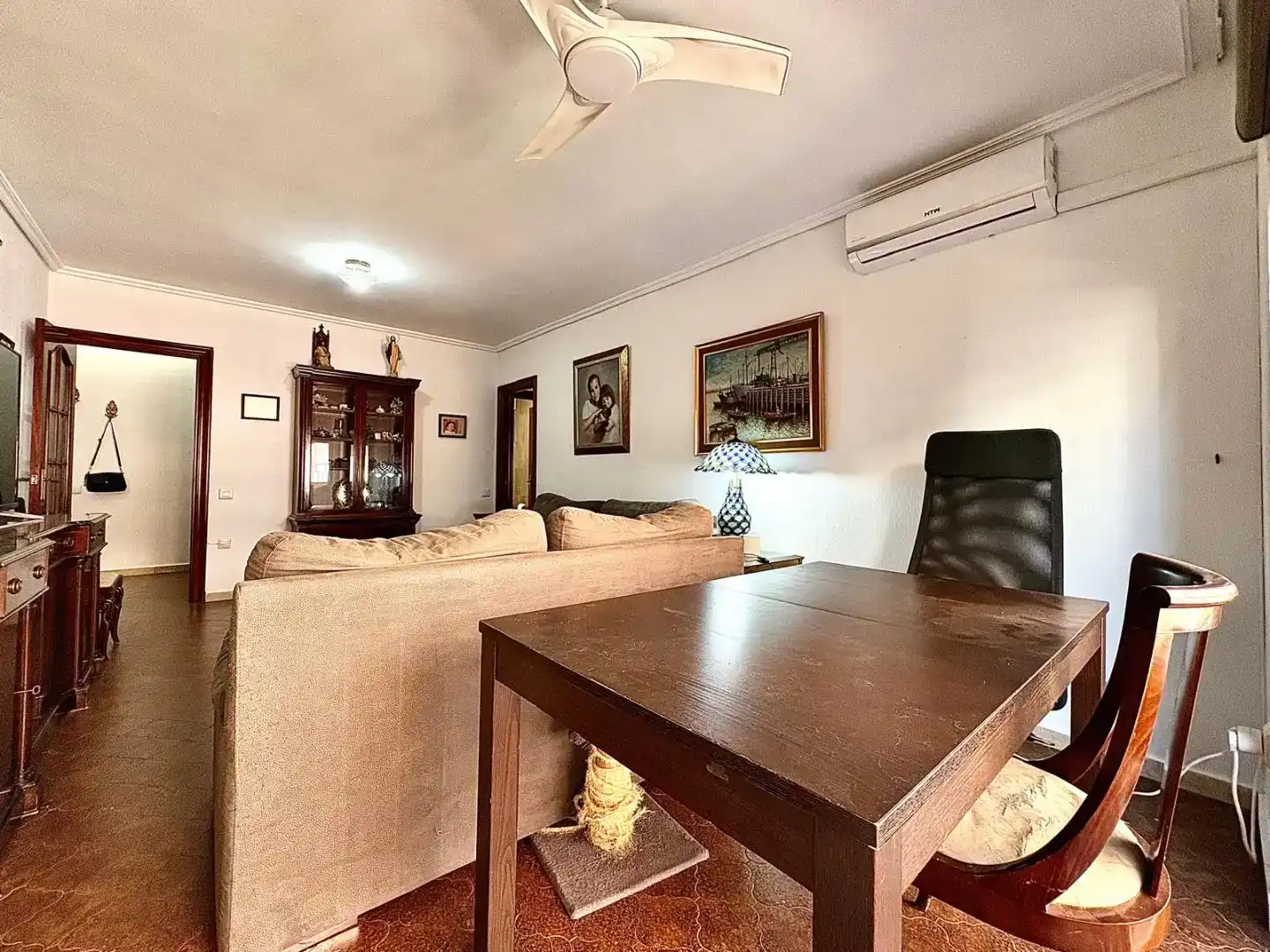 Sala de estar de Piso en venta en  Huelva Capital con Aire acondicionado y Balcón