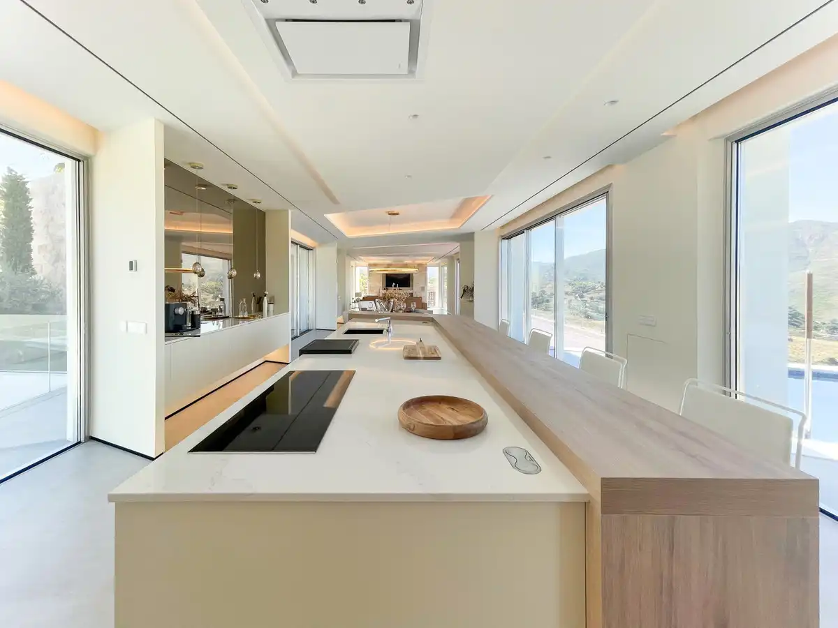 Kitchen of Houses for sale in Mijas  with Air Conditioner, Private garden and Terrace