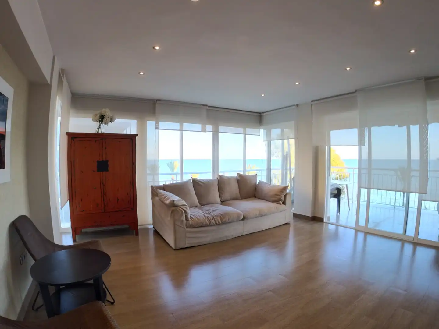 Wohnzimmer von Wohnung zum Verkauf in Castellón de la Plana / Castelló de la Plana mit Klimaanlage, Heizung und Terrasse