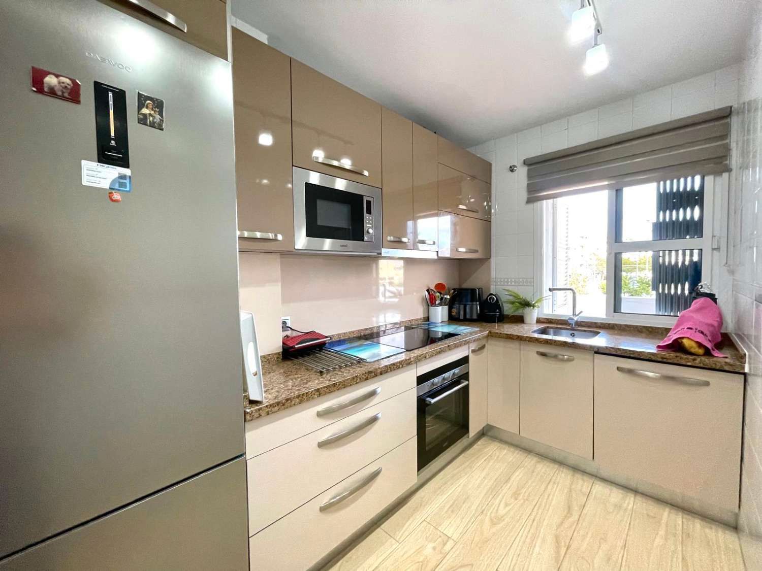 Kitchen of Flat for sale in Vélez-Málaga  with Parquet flooring and Terrace
