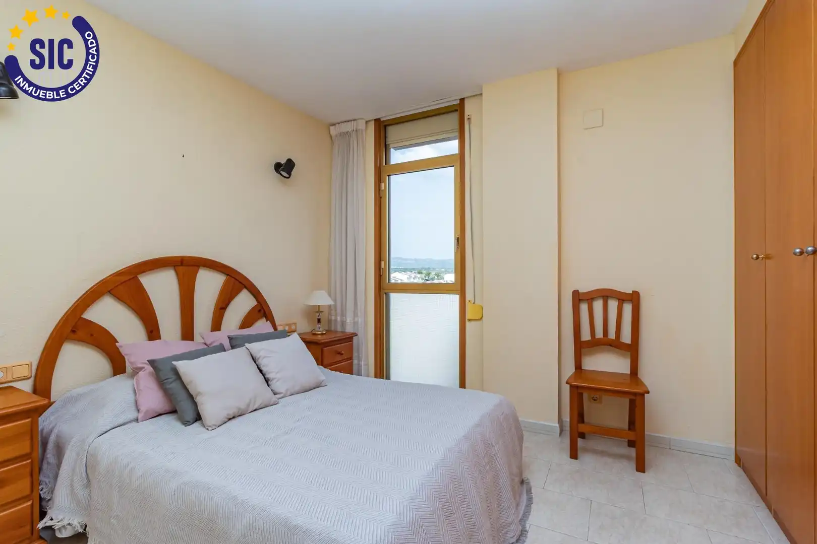 Dormitori de Apartament en venda en Peñíscola / Peníscola amb Terrassa, Moblat i Piscina comunitària