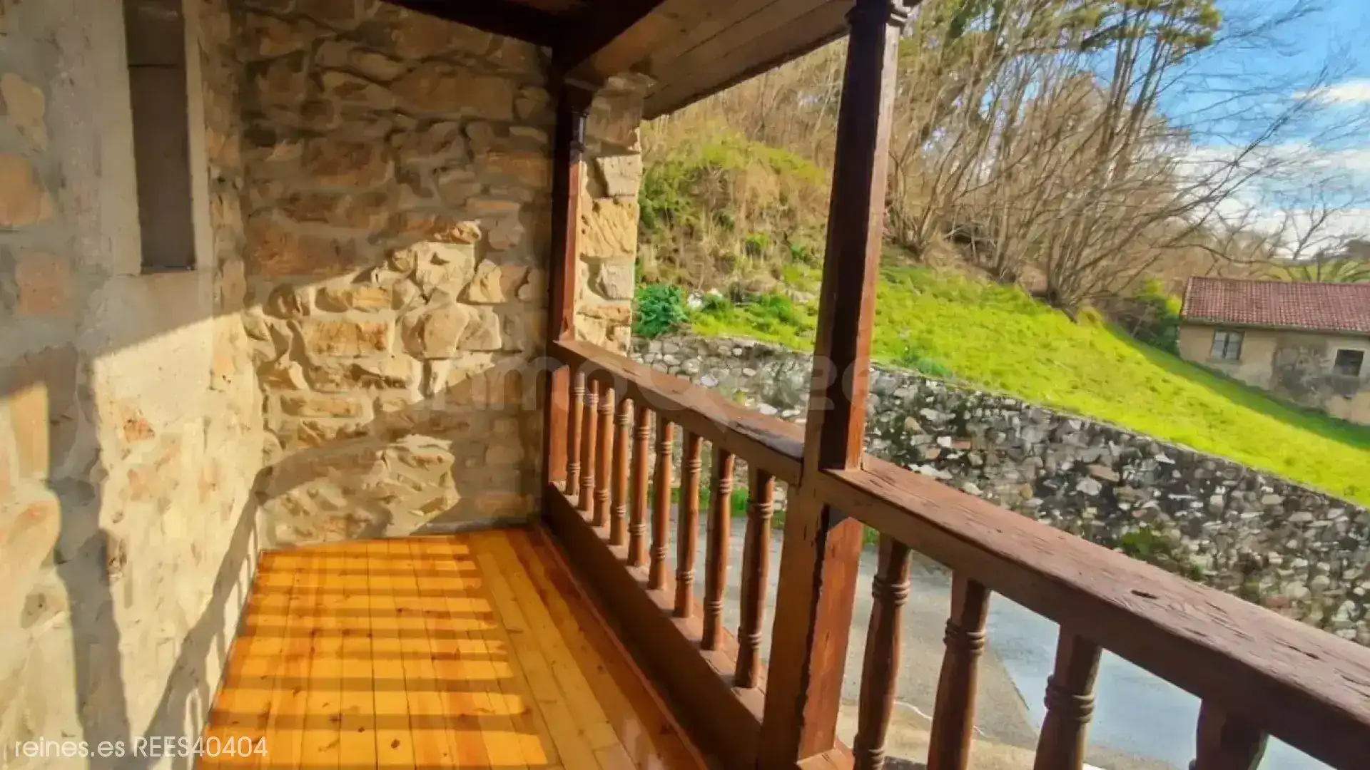 Balcony of Houses for sale in Peñamellera Alta  with Private garden, Terrace and Furnished