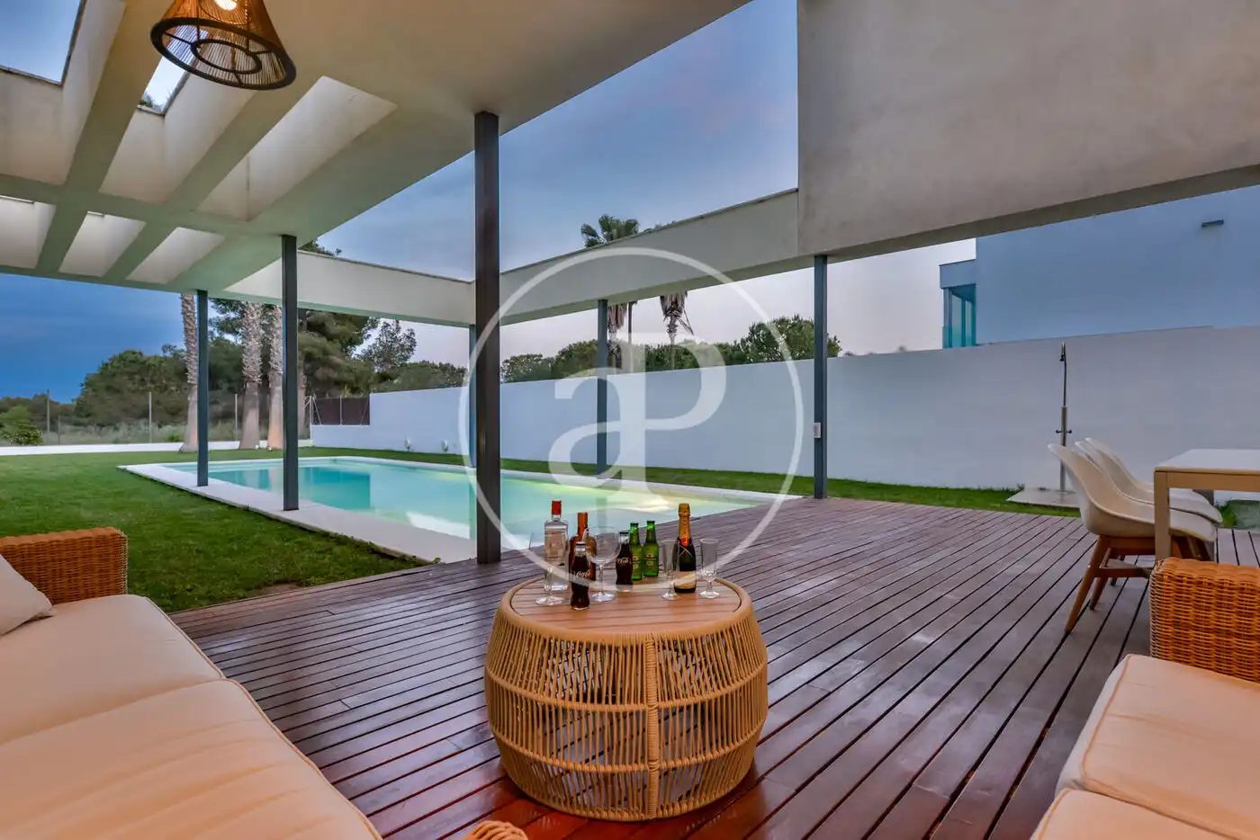 Terrassa de Casa o xalet en venda en Bétera amb Aire condicionat, Calefacció i Jardí privat