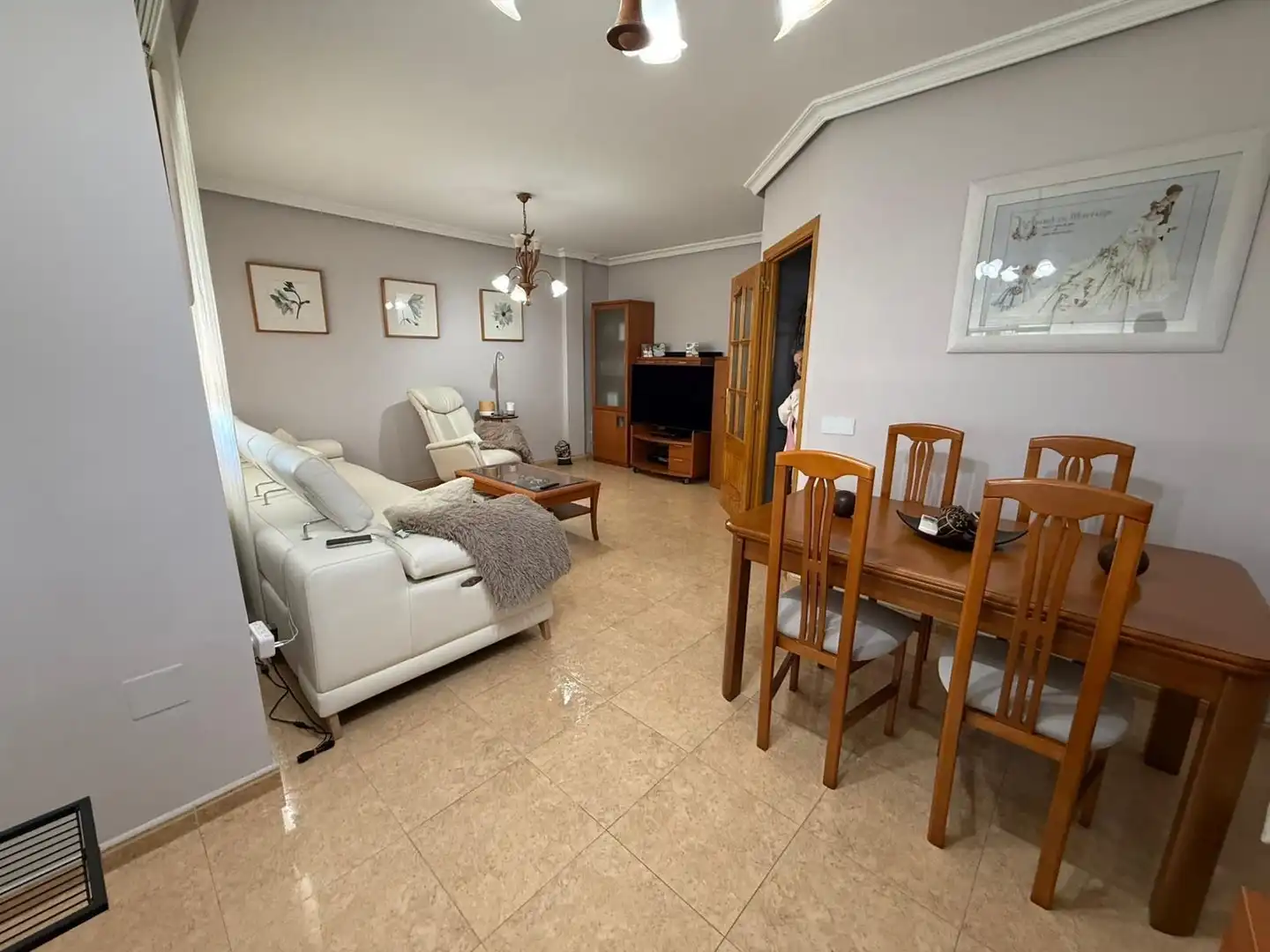 Sala d'estar de Casa o xalet en venda en Camarena amb Aire condicionat, Calefacció i Jardí privat